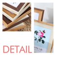 thumbnail image 3 of Conception de Forme Ronde Animaux Colorés de Bureau Cadre Photo en Bois Affichage Image Art Peinture Multiples Ensembles, 3 of 3