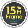 thumbnail image 3 of Yescom Trampoline Replacement Mat 96V-Ring For 15FT Trampoline Frame 7" Spring UV Resistant 8 Row Stitch Jumping Mat, 3 of 9