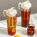NANDIYNZHI Cold Brew Maker Clearance Cold Brew Maker Coffee Maker Simple with Handle Drip Coffee Pot Iced Coffee Maker Cold Pot for Cafe Kitchen Bar Garden Dining Bottle with Handle Clearance Sale
