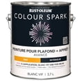 thumbnail image 2 of Rust-Oleum Colour Spark Ceiling Paint + Primer, Flat Finish, White, 3.7 L, 2 of 4