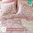 thumbnail image 3 of Regency Heights Full Size Comforter Set, 9-Piece Bed in a Bag Full, Pink Bedding Comforter Set with Comforter, Flat Sheets, Fitted Sheets with Side Pockets, 3 of 9