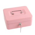 thumbnail image 1 of DOLITY Metal Cash Box with Lock Case Container with Keys for Kids Girls Boys Prizes Pink, 1 of 9