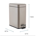 thumbnail image 3 of Mainstays 5L Steel Step Bin, 3 of 5
