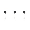 thumbnail image 3 of Transemion 1/2/3/5 Effective And Portable Fly Swatter For Outdoor Activities Iron Wire Is Sturdy And Durable black 3PCS, 3 of 6