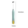thumbnail image 3 of Estbridge USB Rechargeable Electric Milk Frother with Stand  3 Modes for Frothy Drinks & Coffee  Ideal for Home and Travel Green, 3 of 8