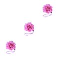thumbnail image 2 of QualitChoice Curtain Tieback Punch-free Stylish Flower Shape Decorative Replacement Home Buckle Fastener Ornament Accessories Purple 3PCS, 2 of 6