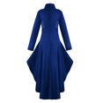thumbnail image 5 of CEHVOM Blouse à Manches Longues Décontractée de Mode pour Femmes, Style Rétro Littéraire, à Coutures, Couleur Unie, Longueur, Liquidation, 5 of 5