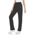 thumbnail image 3 of Landau Essentials Pantalon d'Uniforme Médical Coupe Décontractée pour Femmes, Noir, 1 Unité, 3 of 8