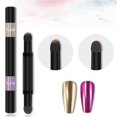 thumbnail image 2 of WIFKLSIIPG Double Headed Nail Powder for Nails Air Cushion Nail Powder Pen Nails Powder with Mirror Effect Manicure Cushion Magic Pen Gold and Silver Colored Sponge, 2 of 8