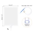 thumbnail image 2 of Unique Bargains Piquet d'Irrigation Goutte à Goutte 1L avec Valve Sac d'Arrosage Automatique, Transparent, 2 of 5