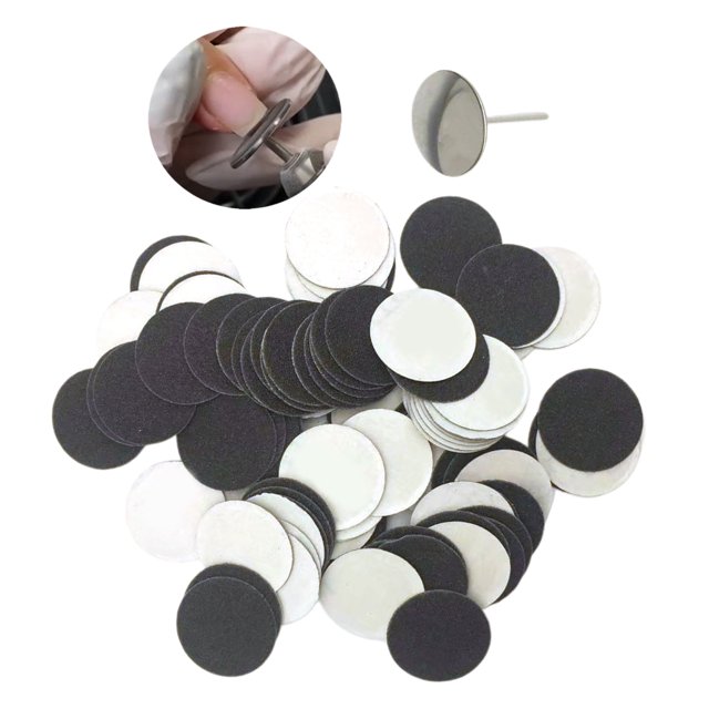 wolftale Sand Paper Replacement Pads For Electric Foot File 25mm 150Grit 100Pcs 25mm 240Grit 100 pcs
