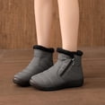 thumbnail image 4 of LSLJS Bottes d'Hiver pour Femmes, Chaussures d'Hiver Chaudes en Coton pour Femmes en Nylon Snow Bottines Courtes Botas, 4 of 9
