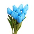 thumbnail image 2 of Artificial Tulip Flowers Home Wedding Party Decor Gift Photograph Prop Champagne 10Pcs/Set, 2 of 12