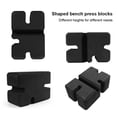 thumbnail image 4 of VONKY Bench Press Block Board Deep Squat 4 Height Weight Lifting Shoulder Arm with Grooves Portable Home Gym Strength Training, 4 of 7