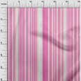 thumbnail image 3 of oneOone Tissu Popeline de Coton Sergé Fuchsia Rose Rayé & Matériel de Robe Tissu Imprimé Tissu au Mètre 56 Pouces de Large, 3 of 4