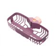 thumbnail image 2 of Oleegame 1PC Shower Soap Dish With Hook Sink Sponge Rack Stand Kitchen Faucet Storage Rack Sponge And Towel Rack Drain Basket Home Kitchen Cleaning Tools Purple, 2 of 4