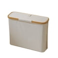 thumbnail image 2 of weibbin Transparent Toilet Paper Roll Storage Basket Toilet Paper Roll Sundries Nonslip Storage Basket With Lid, 2 of 6