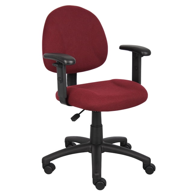 Boss Office Products DX Posture Office Chaise avec Armes réglables en Bourgogne
