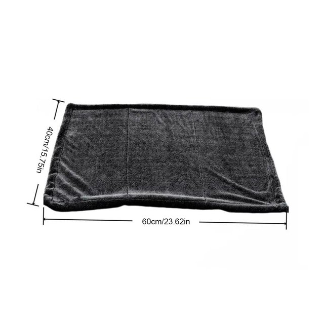 Microfibre Car Drying Towel Super Absorbent Grey Large Thick Polishing Clot Q1Z4