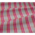 thumbnail image 5 of oneOone Viscose Jersey Fabric Madras Check Print Fabric BTY 60 Inch Wide, 5 of 5