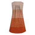 thumbnail image 5 of BEFOKA Robe pour Femme Grande Taille, Liquidation de Robes d'Été pour Femmes, Robe Sans Manches à Encolure Ronde pour Femme, Imprimée Fragmentée de Couleurs, à Boutons, à Enfiler, 5 of 5