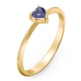 thumbnail image 3 of Heart Birthstone Ring - Blue Sapphire (September), 3 of 6
