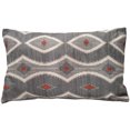 thumbnail image 1 of Pillow Decor Desmond Red Diamond Pillow 12x20" Pillow Cover, 1 of 3