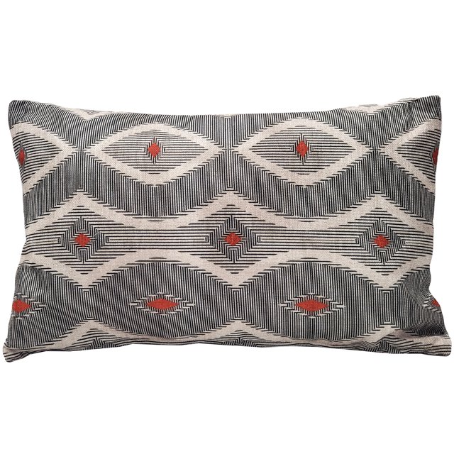 Pillow Decor Desmond Red Diamond Pillow 12x20" Pillow Cover