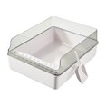 thumbnail image 1 of lionlar Cat Litter Box Kitty Litter Box Detachable Easy Clean High Sides for Indoor Cats White, 1 of 9