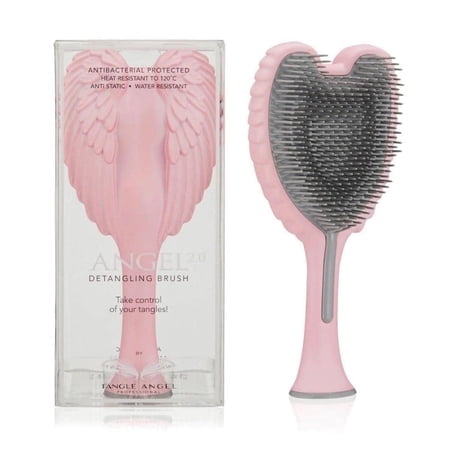 Detangling Hair Brush - Anti Static Angel Wing Hair Brush with Soft & Flexible Bristle for Straight & Wavy Hair - Tangle Angel Hair Detangl
