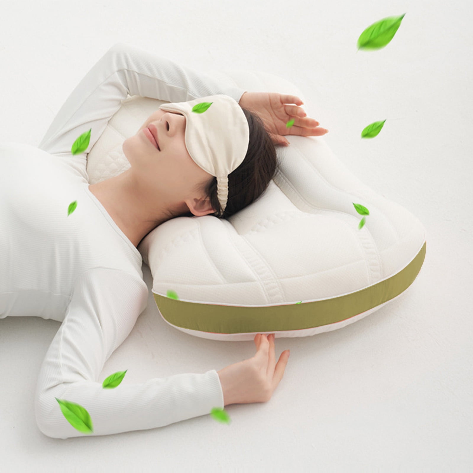 Openpig Vitality Pillow, Deep Sleep Pillow for Side & Back Sleepers, Queen Size Bed Pillows for Sleeping, Anti-aging Filling Pillows