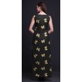 thumbnail image 4 of Bimba Robe Longue Décontractée d'Été Sans Manches à Fente avant Imprimée Papillon pour Femmes - Grande, 4 of 5