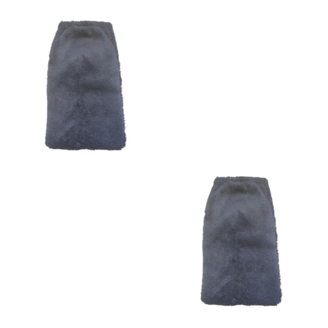 Youkk Warmth And Style Combined In Plush Over Knee Socks Wide Application Gift Idea dark blue 2Set