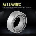 thumbnail image 2 of Ball Bearings, Wear Resistance Collision Resistance Durable Ball Bearing Bearings, Stainless Steel Material For Electronic Equipment For Machine Tool, Reducer, 2 of 8