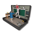 thumbnail image 2 of Stranger Things VHS Diorama: Eleven vs. Demogorgon, 2 of 7
