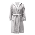 thumbnail image 4 of Gift TIMIFIS Women Hooded Plush Soft Robe Warm Fleece Bathrobe Warm Fleece Winter Robe, Long Soft Plush Cozy Spa, Resort & Hotel Bathrobe Bathrobe pring/Summer, 4 of 5