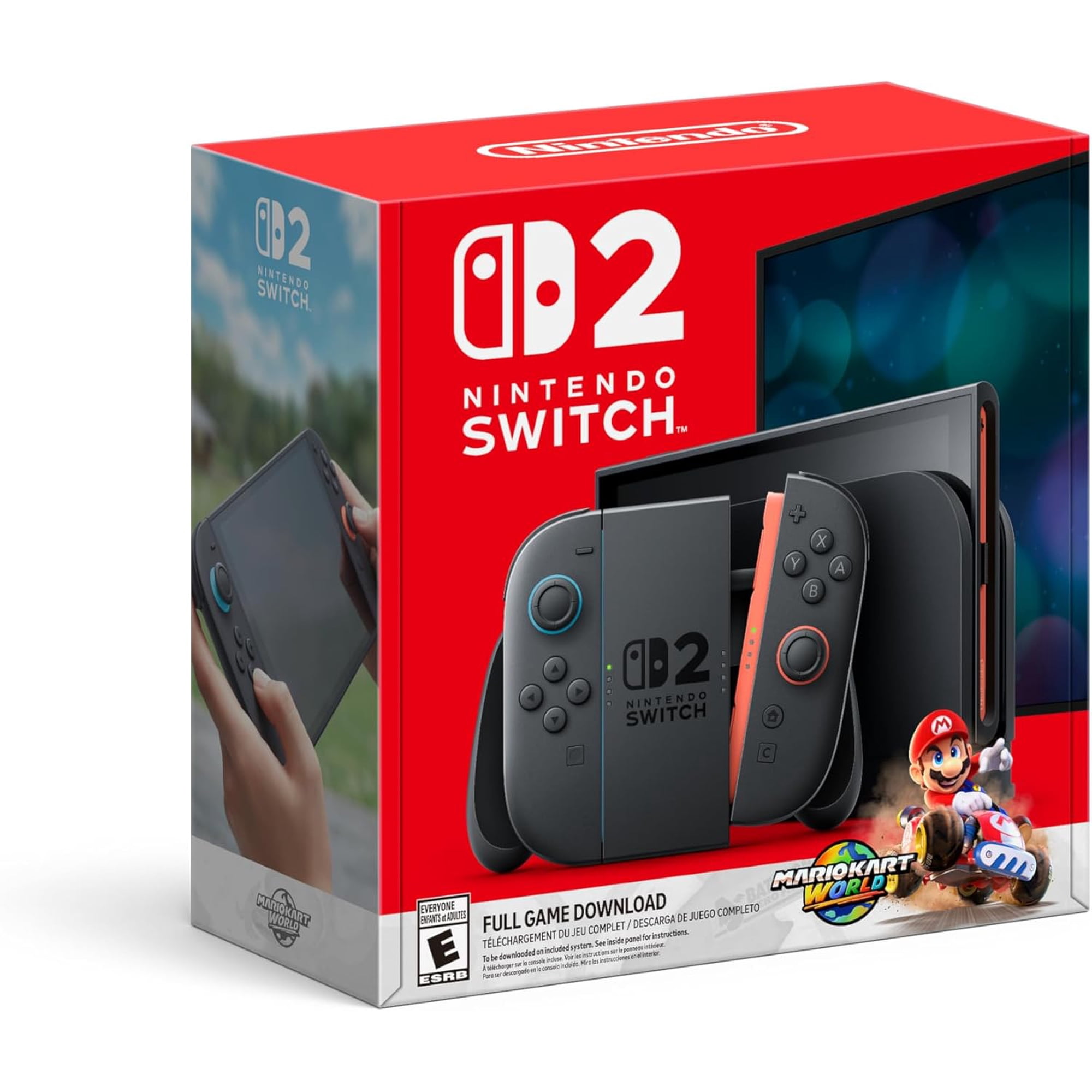 Restored Nintendo Switch™ 2 + Mario Kart™ World Bundle Enhanced