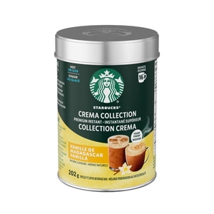 STARBUCKS Crema Collection Mélange de café Vanilla Premium de Madagascar, dégustez chaud ou glacé