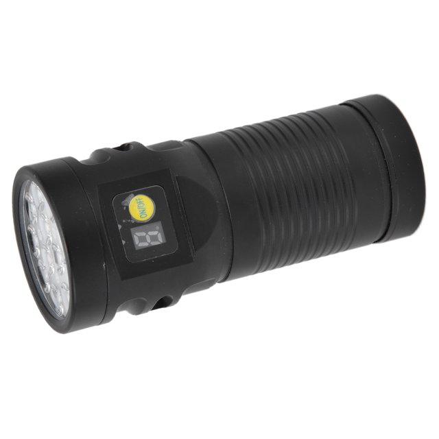 Lampe de Poche la Plus Lumineuse LED 8 Modes Type C 9000mAh Étanche Multifonctionnelle pour Camping