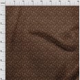 thumbnail image 4 of oneOone Coton Jersey Brun Tissu Jacobée Robe Florale Tissu Tissu Imprimé par la Cour 58 Pouces de Large, 4 of 4