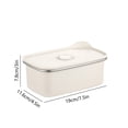 thumbnail image 3 of XYAIYT Contenant de Rangement Alimentaire en Acier Inoxydable Étanche, Hermétique et Compatible Micro-Ondes 9.25x7.52x3.78 Po Réutilisable Sans BPA Inodore pour une Préparation de Repas Sécuritaire Usage Quotidien Fêtes BBQ, 3 of 6
