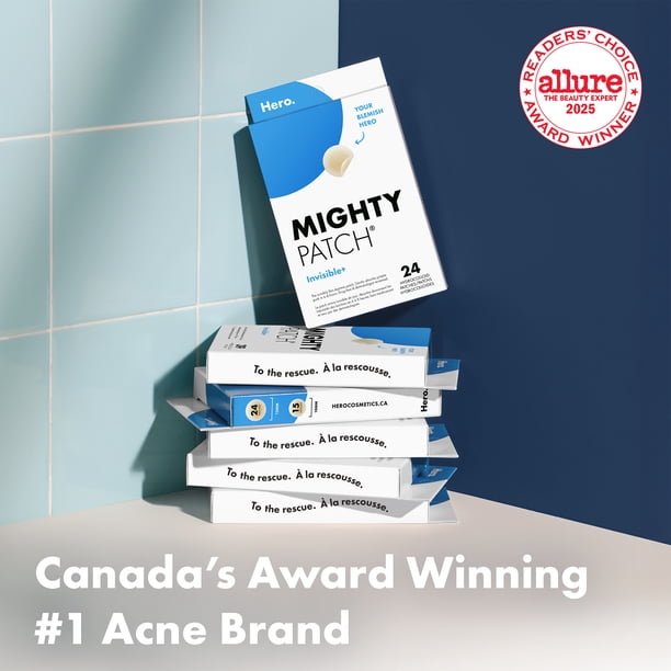 Hero Cosmetics Mighty Patch Invisible+, Barely-There Hydrocolloid