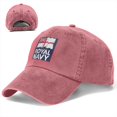 thumbnail image 4 of Royal Navy Denim Baseball Cap Hat Adjustable Cowboy Hat, 4 of 7