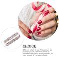 thumbnail image 3 of Shengyu 1 Bag Glass Crystal Eye-catching Easy to Paste Nail Rhinestones DIY Handcraft Different Styles Sweet Gift for Mobile Phone Type 1 Heteromorphic 240pcs 1 Pc, 3 of 6