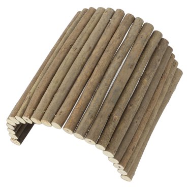 Hideout en Bois, Tunnel de Hamster de Bois Petit Tunnel de Bois Pliable Petit Animal de Compagnie Escalade Jouet Qualité, Vous Pouvez Faire Confiance