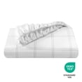 thumbnail image 5 of Bare Home Fitted Sheet - Premium 1800 Collection - Deep Pocket - Ultra-Soft Wrinkle Resistant - Queen, Modern Plaid - White/Gray, 5 of 5