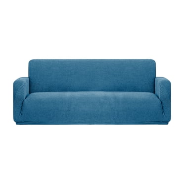 Housse de Canapé Unie Toutes Saisons, Tricotée, Élastique, Enveloppante, Housse de Canapé, Coussin de Canapé, Fauteuil Berçant, Housse de Canapé en Velours