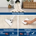 thumbnail image 3 of Garvee Scalloped Area Rugs Modern Bordered Rug, 9x12 Washable Rugs Non-Slip Non-Shedding Rugs Low Pile Indoor Carpet for Living Room Bedroom Office, Beige, 3 of 9