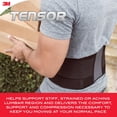 thumbnail image 2 of Tensor™ Back Brace, black, adjustable, 2 of 6