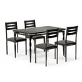 thumbnail image 4 of Dining Table for 4, Small Table and Chairs Set of 4, Dinette Set for4, 5 Piece Kitchen & Dining Room Sets for Small Space, 4 of 7